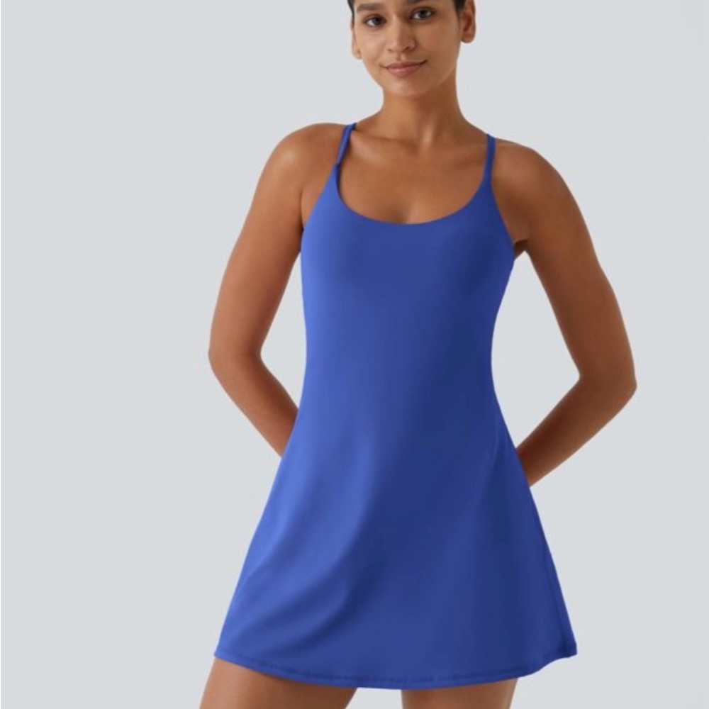 Halara Blue Tennis Dress